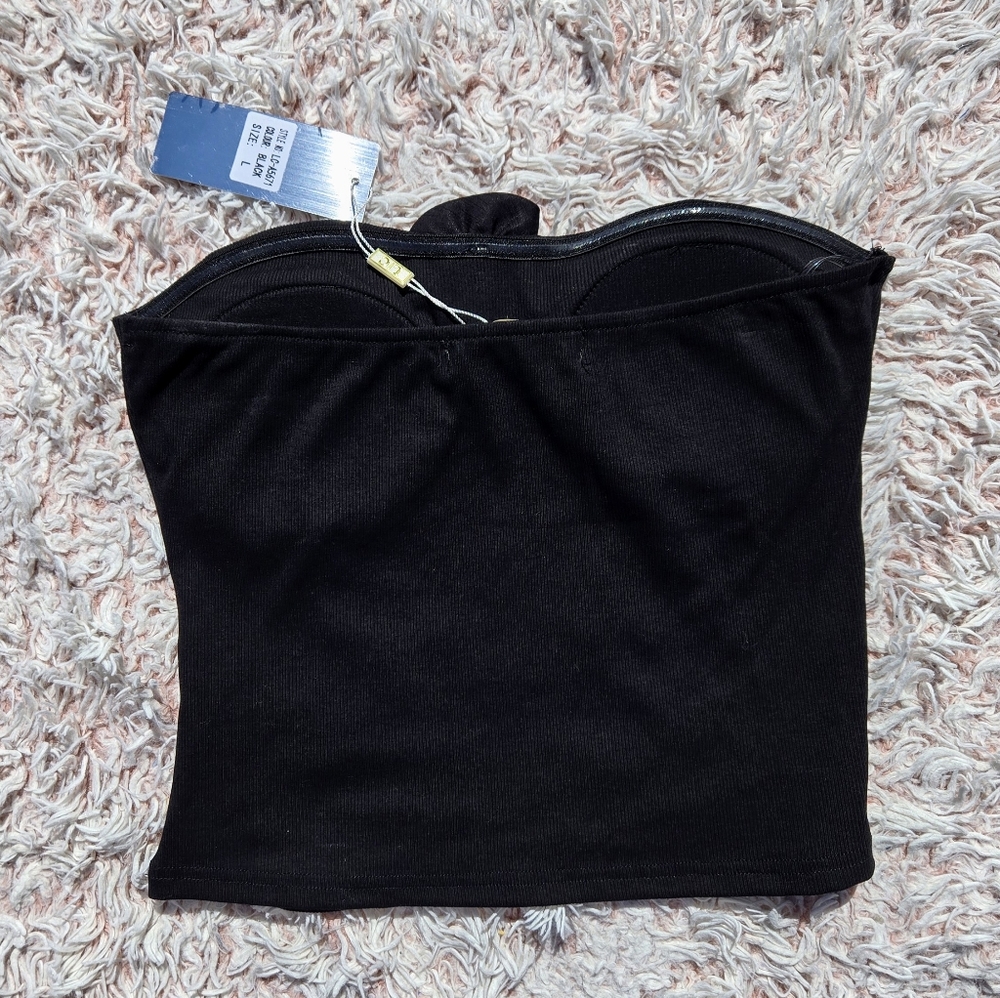 🖤NWT Rhinestone Tube Top - Picture 4 of 7